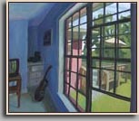 TV AND DECK 2006 oil/canvas 19½" x 22"